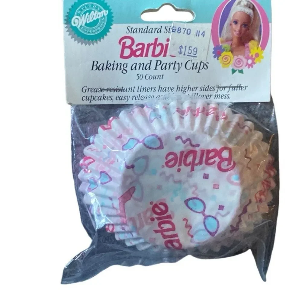 Vintage Barbie Party and baking Supplies NEW